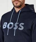 Толстовка мужская Boss Green с капюшоном, синий - фото 4