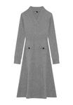 Платье The Kooples Jumper dress, Light Grey/Grey - фото 4