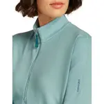 Толстовка Icebreaker Merino Blend 260 Waffle Knit Wander half zip, синий - фото 6