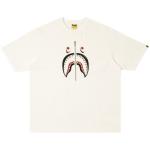 Футболка BAPE 3D Shark Relaxed Fit Tee, White - фото