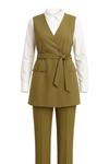 Брючный костюм MODAMIHRAM, оливковый - фото 2
