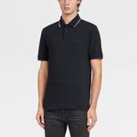 Zzegna Мужская черная поло - фото 4