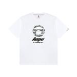 Футболка с принтом логотипа A Bathing APE Aape, черный - фото 4