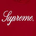 Толстовка с капюшоном Supreme с рельефным рисунком, цвет Красный - фото 2