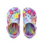 Сабо Crocs Classic Flower Power Clog, цвет Arctic/Multicolor - фото 7