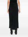 Rick Owens юбка миди, черный - фото 4