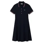 Поло платье LACOSTE, темно-зеленый/мультиколор - фото 2