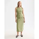 Блузка Scotch & Soda Draped Wrap sleeveless, зеленый - фото 7
