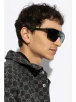Солнцезащитные очки-маска Gucci Eyewear, черный - фото 2