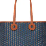 Moynat Холщовая сумка через плечо Unisex Blue, Bronze - фото 5