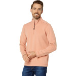 Толстовка Johnston & Murphy Reversible Solid 1/4 Zip, цвет Orange/Light Blue - фото