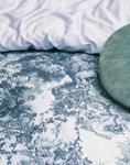 Двустороннее Постельное белье осень/зима 2021 сатин Essenza, синий - фото 3