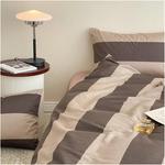 Generic Комплект постельного белья с полосками из хлопка - фото 5