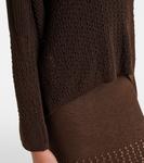 Свитер Paggi из смесового хлопка Max Mara, Caffe - фото 5