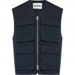 Майка на молнии JIL SANDER, синий - фото