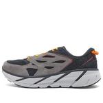 Кроссовки clifton l suede 'black lunar rock' Hoka One One, черный - фото
