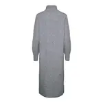 Платье Pieces Malou long sleeve long, серый - фото 4