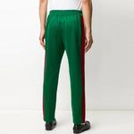 Брюки GUCCI Technical jersey joggers 'Green', зеленый - фото 3