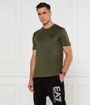 Футболка EA7 Regular Fit, оливково-зеленый - фото