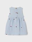 Name it Платье цвета шамбре (голубой) - фото 2