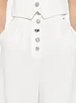 Брюки со складками Nissa, белый - фото 5