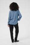 Блуза Kaffe, пыльно-синий - фото 4
