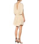 Мини-платье из шелка филь-купе Stella McCartney, белый - фото 3