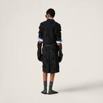 Юбка из мохера с вышивкой Miu Miu, черный - фото 3