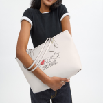 Городская кожаная сумка тоут COACH, basic set (bag+dust bag) - фото 4