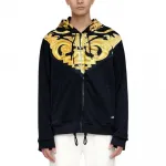 VERSACE Толстовка с принтом медузы на молнии, Black - фото 5