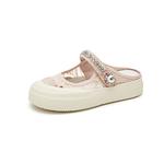 Пляжные сандалии женские Daphne, бежевый/синий - фото 5