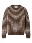Свитер Sonar в полоску Axel Arigato, коричневый - фото