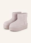 Сапоги UGG на платформе, лиловый - фото