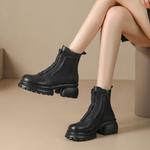 Ботинки Martin Boot женские Zhr, бежевый - фото 3