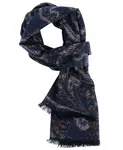 Мужской шарф с узором пейсли Ted Baker, синий - фото
