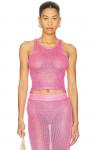 Вязаный топ Miranda Superdown, pink - фото