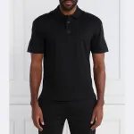 Рубашка-Поло deabo стандартного кроя Hugo, черный - фото