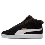 Кроссовки smash v2 plus fleece mid-top sneakers black Puma, черный - фото