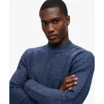 Свитер Superdry Chunky Raglan, синий - фото 4