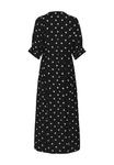 Платье Soaked in Luxury Jumper dress, Black W White Dot Print/Black - фото 6