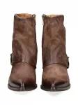 Кожаные ботинки с заклепками A.S.98, коричневый - фото 3