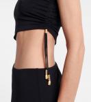 Легенда асимметричное миди-платье Eres, нуар - фото 5