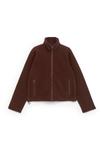 Флисовая куртка ARKET Fleece jacket, Burgundy/Bordeaux - фото 5