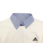 Adidas LABEL Свитшоты Unisex White Lapel Thickened Mock Two Piece - фото 5