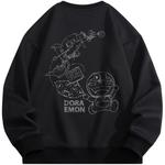 Свитшот унисекс Doraemon, светло-зеленый (с флисовой подкладкой) - фото 4