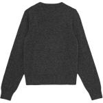 Свитер с вышитым логотипом GANNI, перламутрово-серый - фото 3