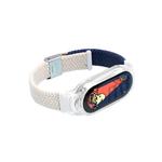 IBOANN Часы Strap Xiaomi Compatibility Nylon Material 280mm, Snap Button Nylon-Rock Blue & Starlight - фото 7