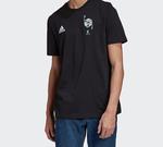 Футбольная майка мужская черная Adidas, черный - фото 3