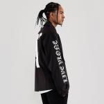 VLONE Куртка унисекс с готическим принтом, Black White - фото 5