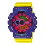 Часы CASIO G-Shock Analog-Digital 'Purple', желтый - фото